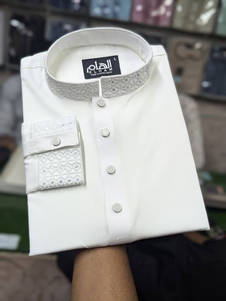 প্রিমিয়াম সিকুয়েন্স এমব্রয়ডারি পাঞ্জাবী